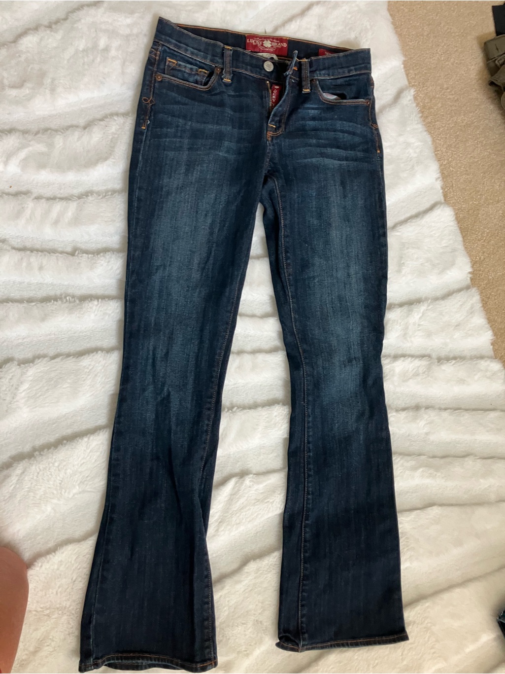 Lucky Brand Dark Indigo Flare Jeans